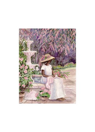 Garden Fountain by Consuelo Gamboa Pricing Limited Edition Print image