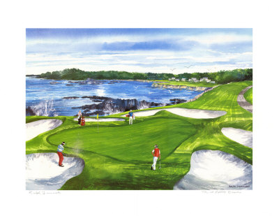 Pebble Beach, 7Th Hole by Furmanski Pricing Limited Edition Print image
