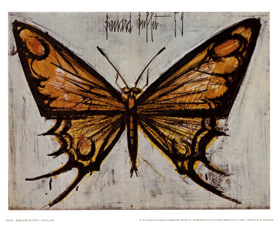 Papillon by Bernard Buffet Pricing Limited Edition Print image