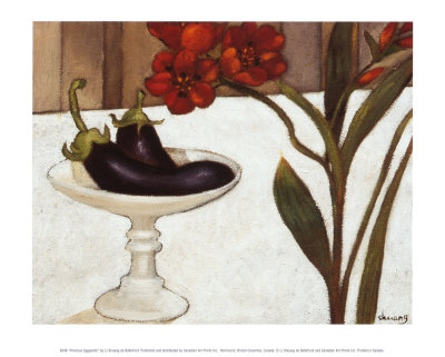 Precious Eggplants by Li Shuang De Bellefroid Pricing Limited Edition Print image