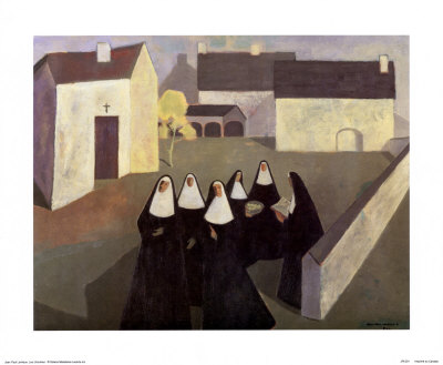 Les Ursuline by Jean Paul Lemieux Pricing Limited Edition Print image