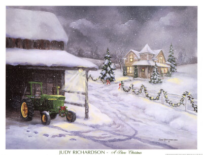 Deere Christmas by Judy Richardson Pricing Limited Edition Print image