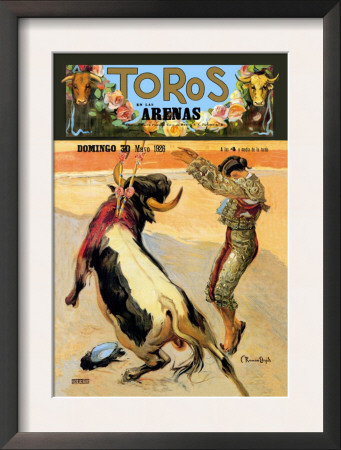 Barcelona: Toros En Las Arenas by A. Gual Pricing Limited Edition Print image