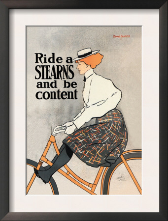Ride A Stearns And Be Content by Edward Penfield Pricing Limited Edition Print image