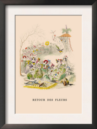 Retour Des Fleurs by J.J. Grandville Pricing Limited Edition Print image