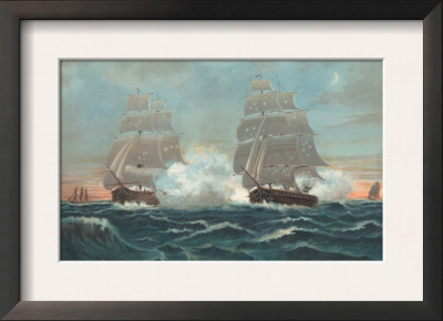 U.S. Navy Frigate, 1815 by Werner Pricing Limited Edition Print image