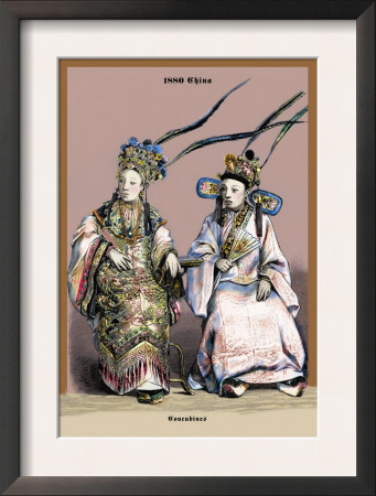 Chinese Concubines, 19Th Century by Richard Brown Pricing Limited Edition Print image