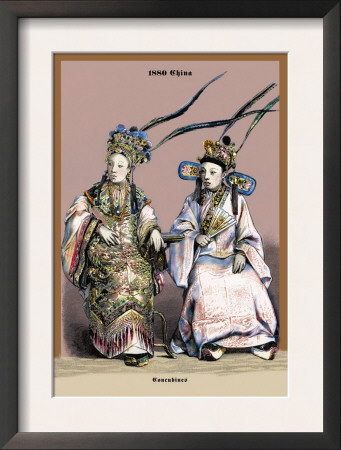 Chinese Concubines, 19Th Century by Richard Brown Pricing Limited Edition Print image