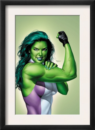 She-Hulk #9 Cover: She-Hulk by Mike Mayhew Pricing Limited Edition Print image