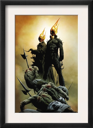 Ghost Riders: Heavens On Fire #1 Cover: Ghost Rider by Jae Lee Pricing Limited Edition Print image