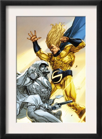 Vengeance Of The Moon Knight #2 Cover: Moon Knight And Sentry by Leinil Francis Francis Yu Pricing Limited Edition Print image