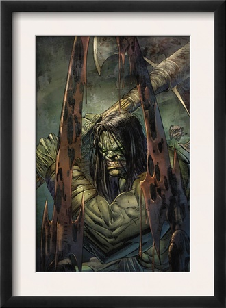 Skaar: Son Of Hulk #4 Cover: Skaar by Ron Garney Pricing Limited Edition Print image