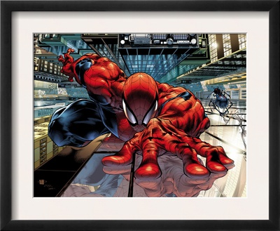 The Sensational Spider-Man #23 Cover: Spider-Man by Angel Medina Pricing Limited Edition Print image