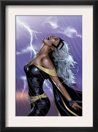 Uncanny X-Men #449 Cover: Storm Swinging by Greg Land Pricing Limited Edition Print image