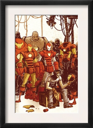 Iron Man & The Armor Wars #1 Cover: Stark And Tony by Skottie Young Pricing Limited Edition Print image