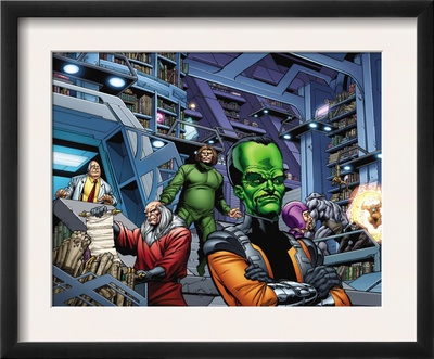 Fall Of The Hulks: Alpha #1 Group: Egghead, Red Ghost, Mad Thinker And Leader by Paul Pelletier Pricing Limited Edition Print image