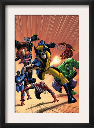 Marvel Adventures Avengers #22 Cover: Wolverine by Leonard Kirk Pricing Limited Edition Print image