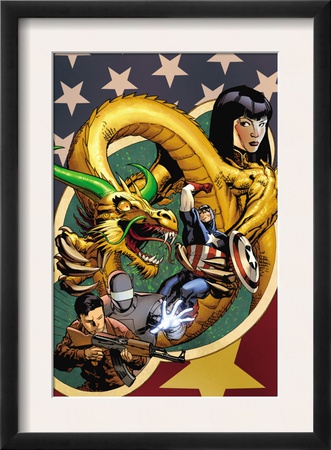 Agents Of Atlas #4 Cover: Captain America by Stuart Immonen Pricing Limited Edition Print image