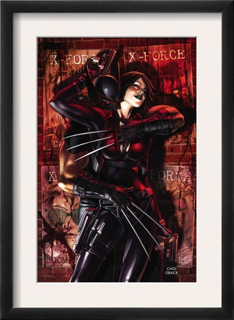 X-Force #9 Cover: Wolverine And Domino by Mike Choi Pricing Limited Edition Print image
