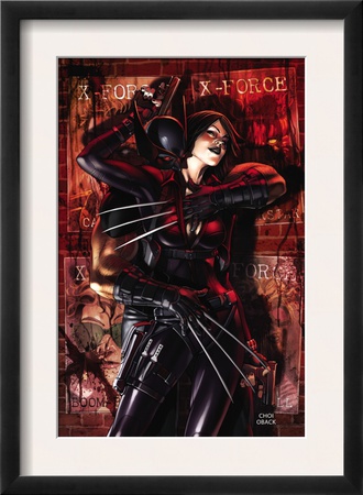 X-Force #9 Cover: Wolverine And Domino by Mike Choi Pricing Limited Edition Print image