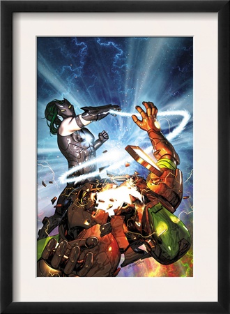 Iron Man Vs. Whiplash #3 Cover: Iron Man And Whiplash by Brandon Peterson Pricing Limited Edition Print image