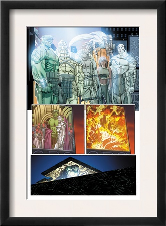 World War Hulk #1 Group: Hulk And Brood by John Romita Jr. Pricing Limited Edition Print image