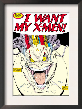 X-Men Super-Sized Annual #12 Headshot: Mojo by Arthur Adams Pricing Limited Edition Print image