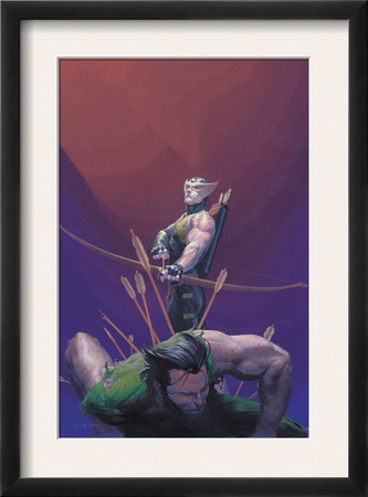 House Of M #1 Cover: Hawkeye And Wolverine by Esad Ribic Pricing Limited Edition Print image