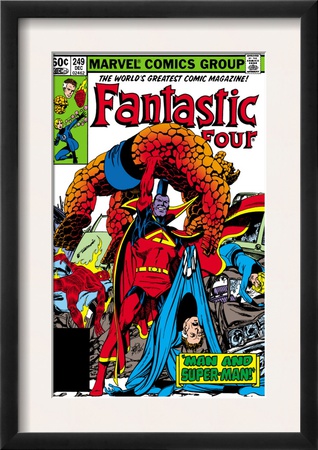 Fantastic Four #249 Cover: Gladiator by John Byrne Pricing Limited Edition Print image