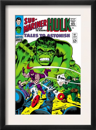 Tales To Astonish #81 Cover: Hulk And Boomerang by Dick Ayers Pricing Limited Edition Print image