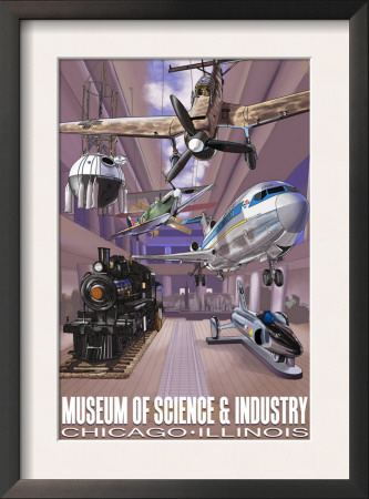 Museum Of Science And Industry Transportation Zone - Chicago, Il, C.2009 by Lantern Press Pricing Limited Edition Print image