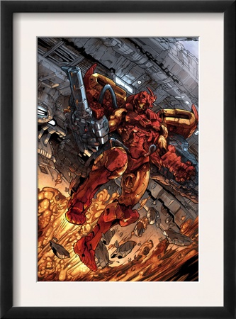 Iron Man: House Of M #1 Cover: Iron Man by Pat Lee Pricing Limited Edition Print image