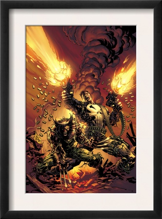Wolverine Punisher #1 Cover: Wolverine And Punisher by Mike Deodato Jr. Pricing Limited Edition Print image