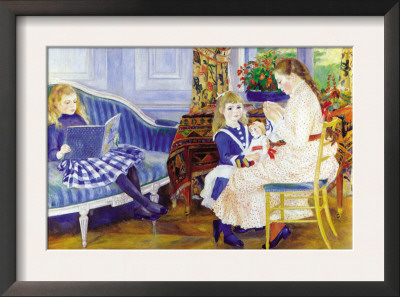 Children In The Afternoon In Wargemont by Pierre-Auguste Renoir Pricing Limited Edition Print image