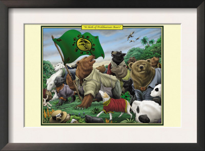 A Sloth Of Prolibearean Bears by Richard Kelly Pricing Limited Edition Print image