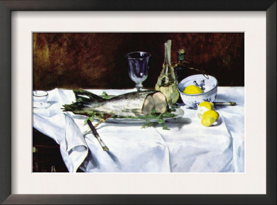 Still Life With Salmon by Édouard Manet Pricing Limited Edition Print image
