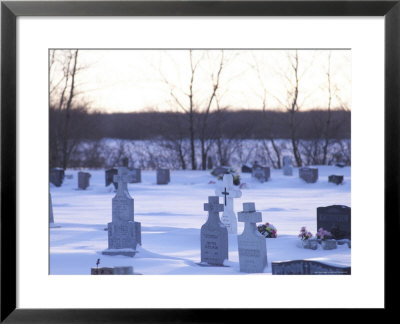 Cemetery, Gimli, Manitoba by Keith Levit Pricing Limited Edition Print image
