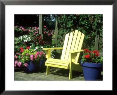 Yellow Chair And Pots, Illinois by Daybreak Imagery Pricing Limited Edition Print image
