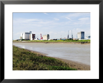 Avonmouth Industry With The River Avon In The Foreground, England by Martin Page Pricing Limited Edition Print image