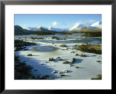 Loch Na H-Achlaise And Black Mount, Lochaber, Scotland by Iain Sarjeant Pricing Limited Edition Print image