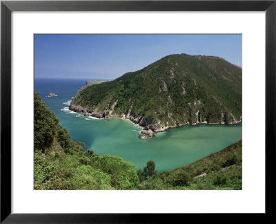 Headland And Sea, Ria Tina Menor, Galicia, Spain by Michael Busselle Pricing Limited Edition Print image