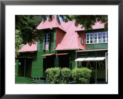 Creole House, Victoria, Island Of Mahe, Seychelles, Indian Ocean, Africa by Bruno Barbier Pricing Limited Edition Print image