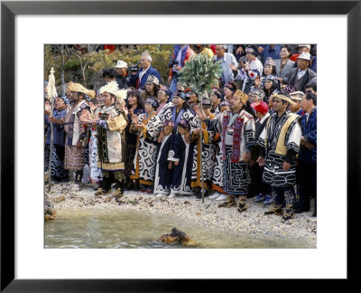 Ainu Festival, Marimo, Lake Akan, Hokkaido, Japan by Gavin Hellier Pricing Limited Edition Print image