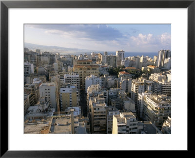 View Over The City From Crown Hotel, Beirut, Lebanon, Middle East by Alison Wright Pricing Limited Edition Print image