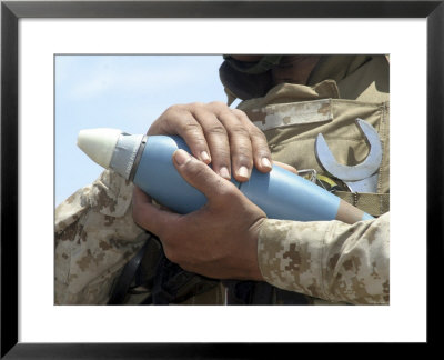 Marine Corps Mortar Training In Djibouti by Stocktrek Images Pricing Limited Edition Print image