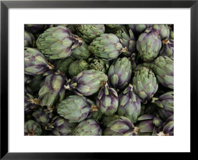 Artichokes, Produce Market, Ortygia Island, Syracuse, Sicily, Italy by Walter Bibikow Pricing Limited Edition Print image