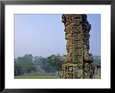 Carved Mayan Pillar, Honduras by Kenneth Garrett Pricing Limited Edition Print image