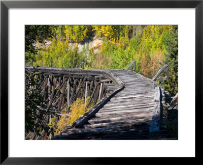 Remnants Of The Cr And Nw Trestle Along The Mccarthy Road, Alaska, Usa by Julie Eggers Pricing Limited Edition Print image