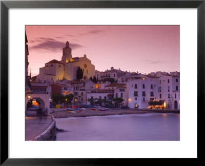 Cadaques, Esglesia De Santa Maria, Catalonia, Spain by Alan Copson Pricing Limited Edition Print image