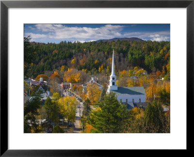 Stowe, Vermont, Usa by Alan Copson Pricing Limited Edition Print image